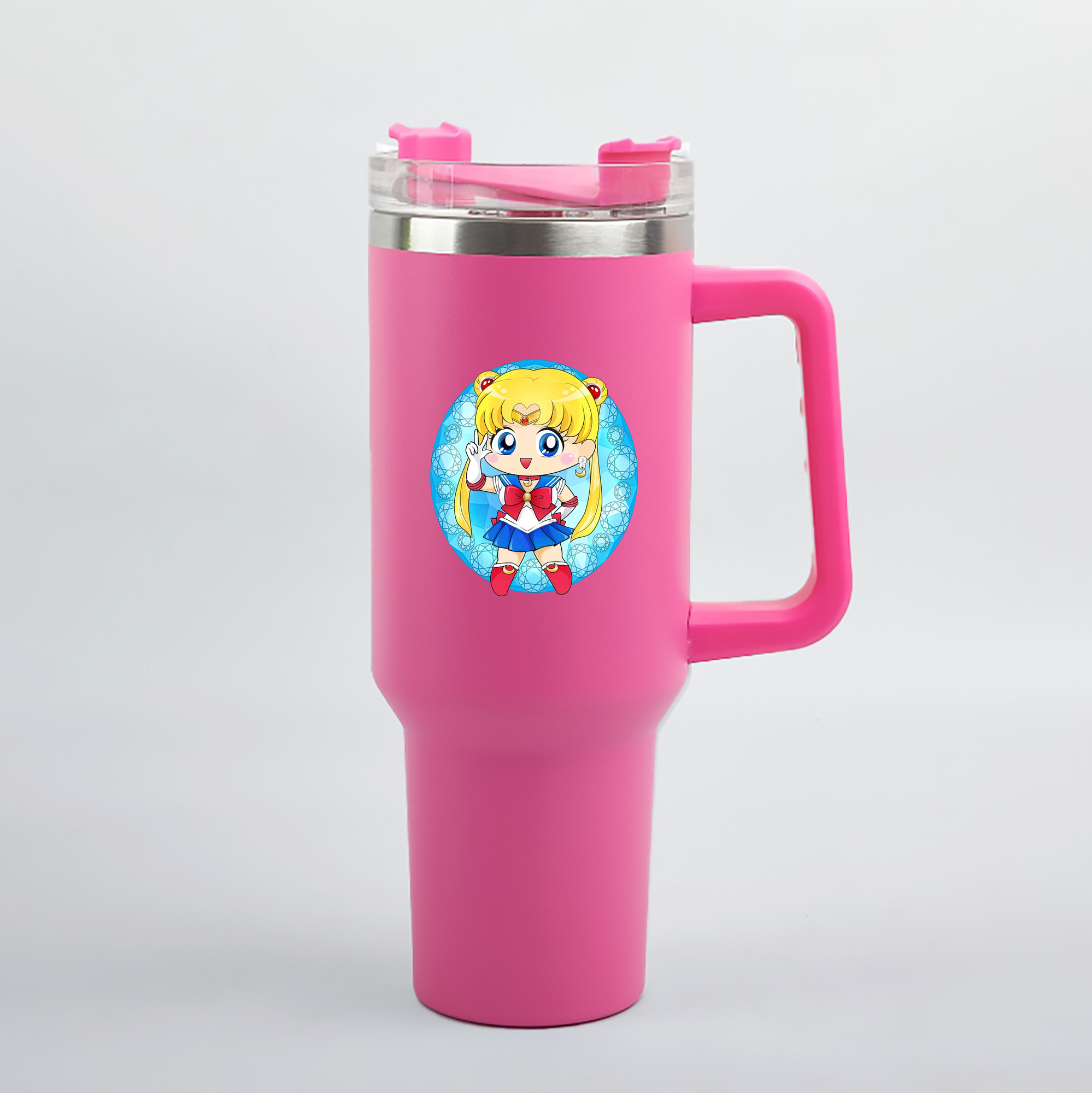 （画像用） 美少女戦士セーラームーン 月野 うさぎ つきの うさぎ Sailor Moon Tsukino Usagi 1200mL車用タンブラー（カラープリント）